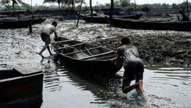 An Ogoni oil spill site