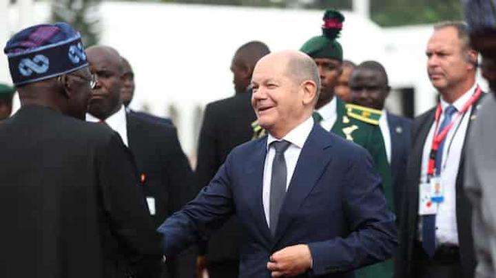 Olaf Scholz meets Nigeran president, Bola Tinubu