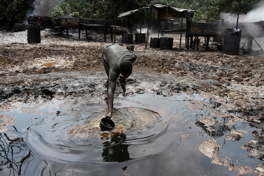 For Polluted Niger Delta Communities – Shell Has Questions to Answer By Uche Igwe Niger Delta Oil Spill Site