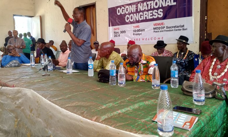 Fegalo Nsuke addresses congress November 2024