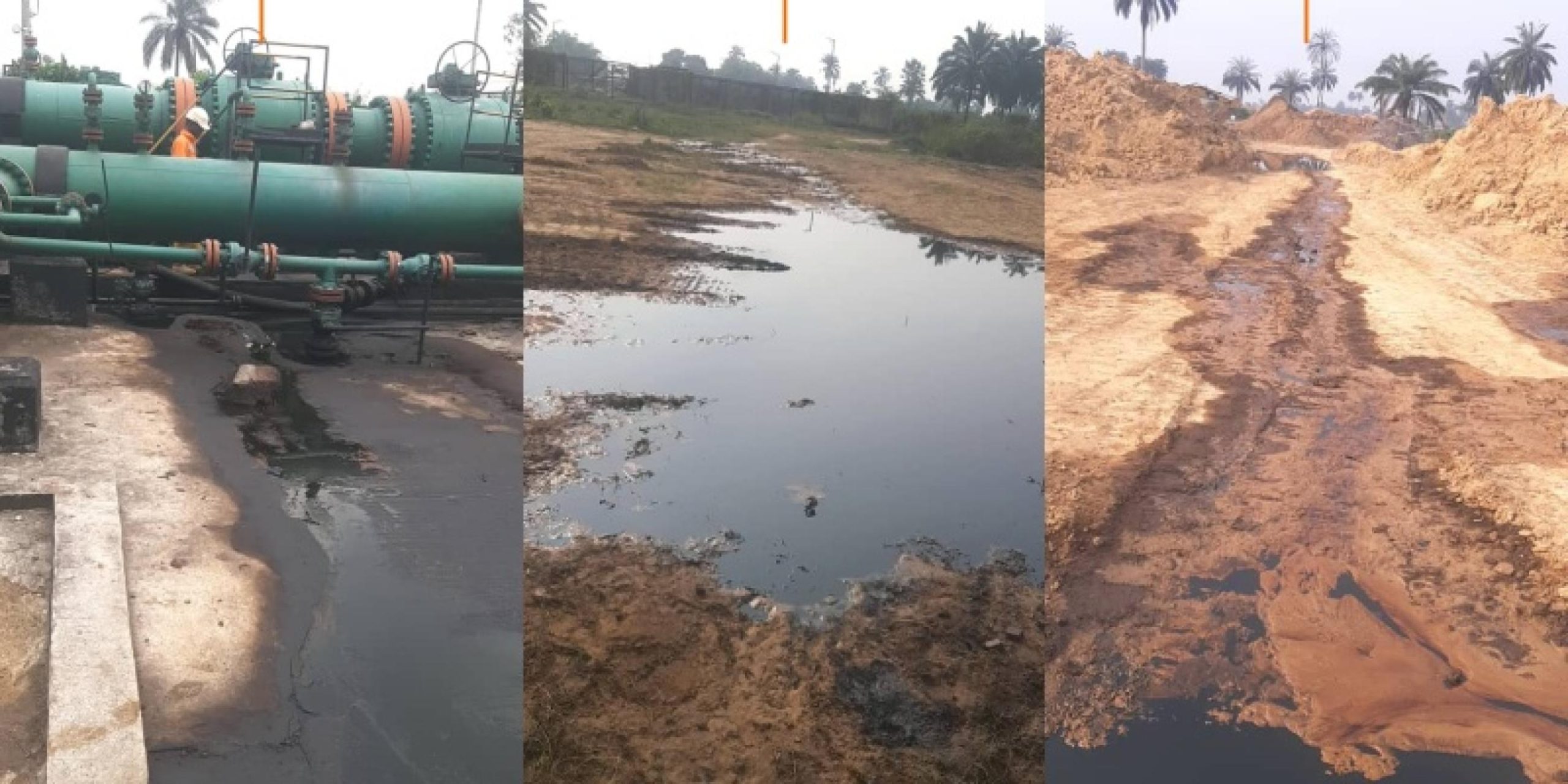 Fresh Oil Spill Reported In Ogoni As Tinubu Approves Environmental University – Sahara Reports Ogoni oil spill site in Ogale, Eleme.