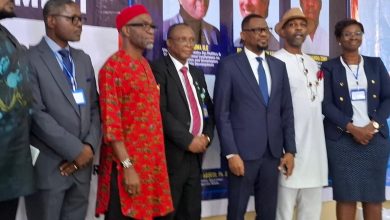 Gov. Otti in a group photograph